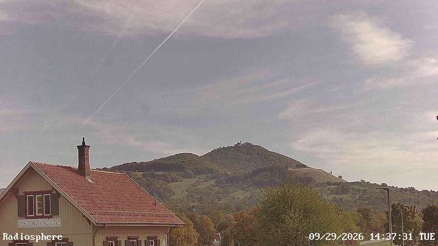 Live camera feed from RADiOSPHERE-BURG TECK in Burg Teck in Owen