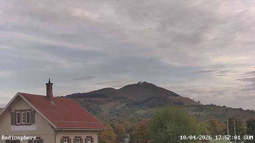 Live camera feed from RADiOSPHERE-BURG TECK in Burg Teck in Owen