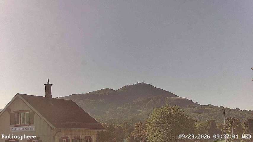 Live camera feed from RADiOSPHERE-BURG TECK in Burg Teck in Owen