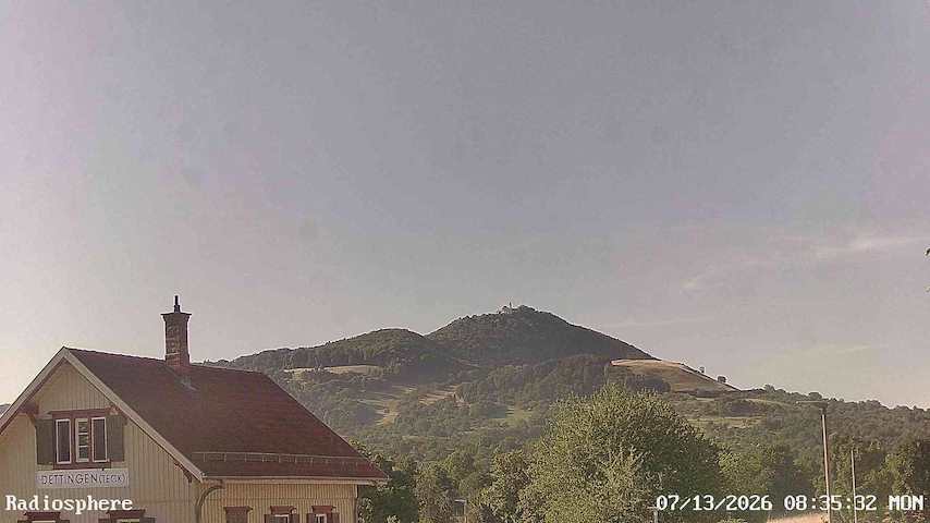 Live camera feed from RADiOSPHERE-BURG TECK in Burg Teck in Owen