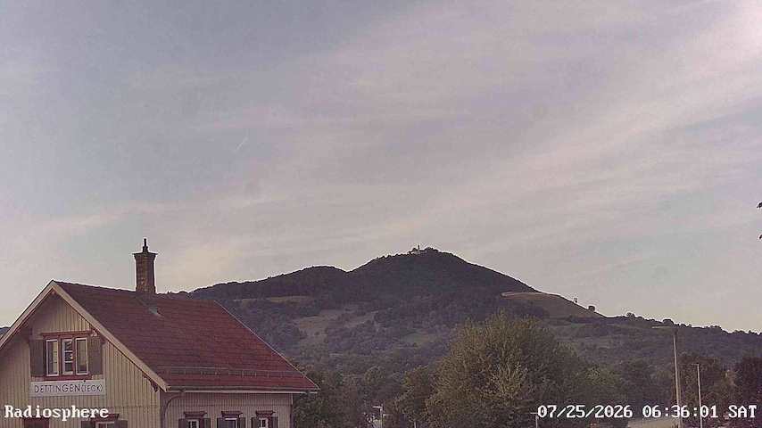 Live camera feed from RADiOSPHERE-BURG TECK in Burg Teck in Owen