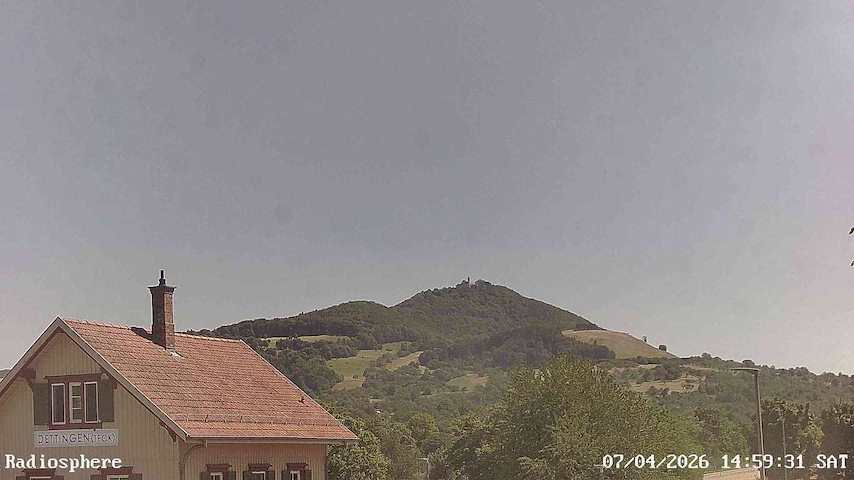 Live camera feed from RADiOSPHERE-BURG TECK in Burg Teck in Owen