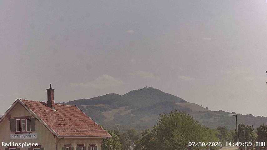 Live camera feed from RADiOSPHERE-BURG TECK in Burg Teck in Owen