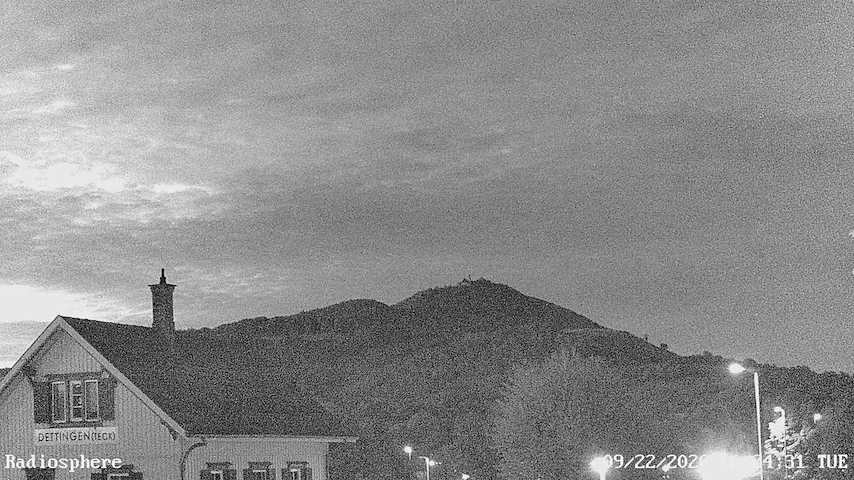 Live camera feed from RADiOSPHERE-BURG TECK in Burg Teck in Owen