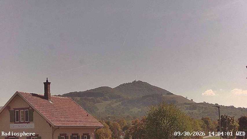 Live camera feed from RADiOSPHERE-BURG TECK in Burg Teck in Owen