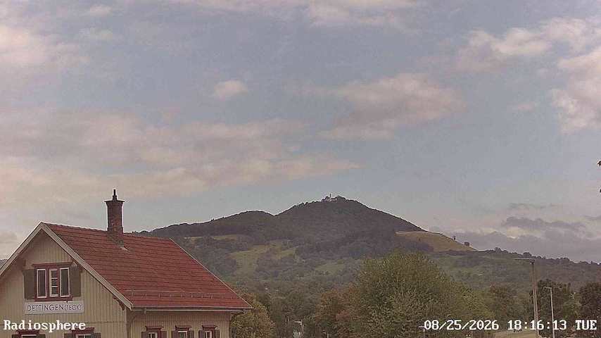 Sianel gamera fyw o RADiOSPHERE-BURG TECK yn Burg Teck in Owen