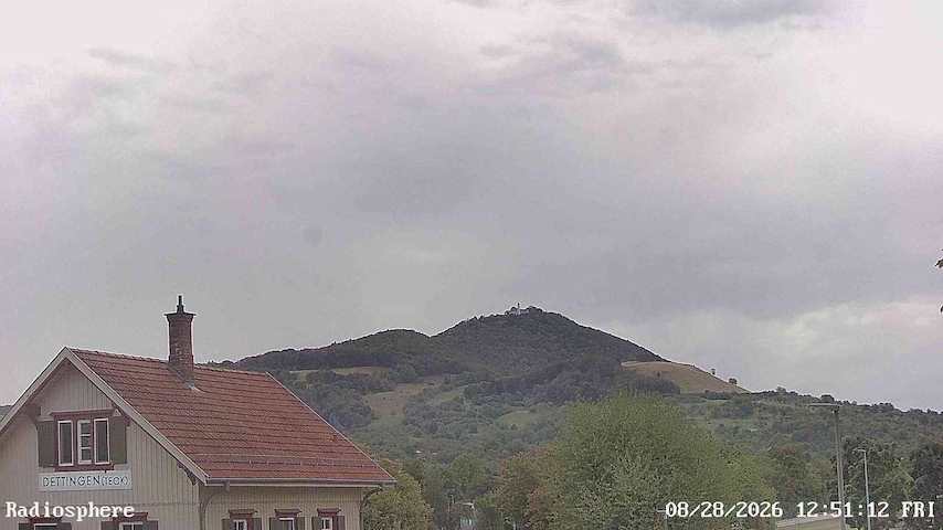 Live camera feed from RADiOSPHERE-BURG TECK in Burg Teck in Owen