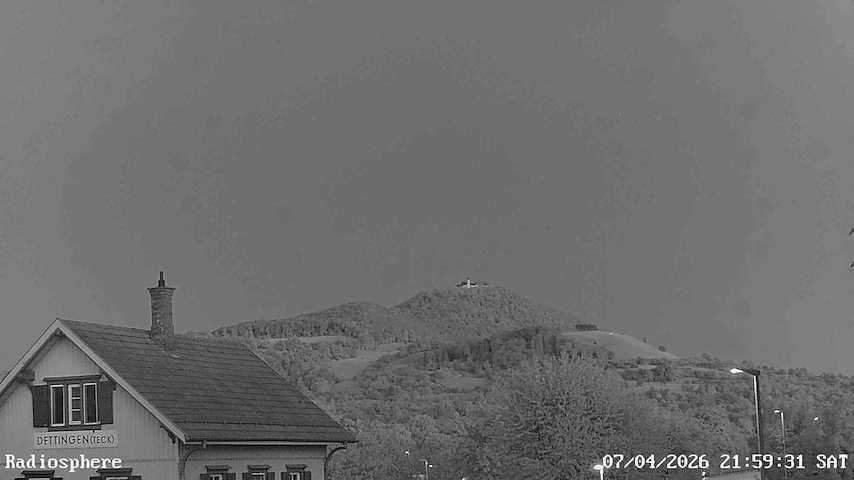 Live camera feed from RADiOSPHERE-BURG TECK in Burg Teck in Owen