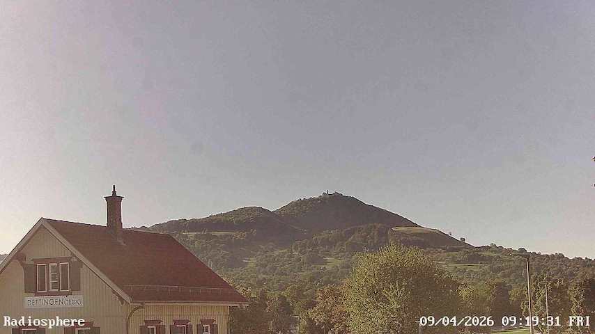 Live camera feed from RADiOSPHERE-BURG TECK in Burg Teck in Owen