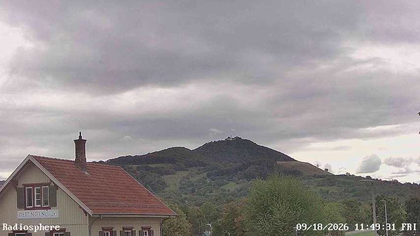 Live camera feed from RADiOSPHERE-BURG TECK in Burg Teck in Owen