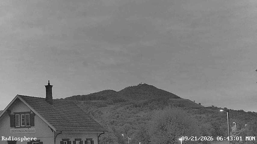 Live camera feed from RADiOSPHERE-BURG TECK in Burg Teck in Owen