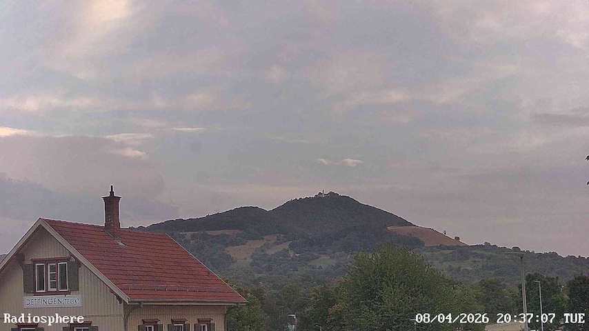 Live camera feed from RADiOSPHERE-BURG TECK in Burg Teck in Owen