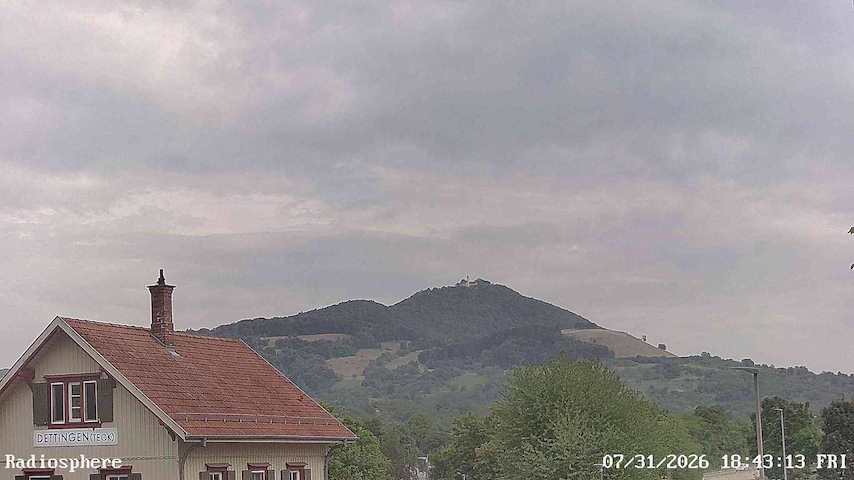 Live camera feed from RADiOSPHERE-BURG TECK in Burg Teck in Owen