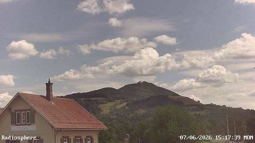Live camera feed from RADiOSPHERE-BURG TECK in Burg Teck in Owen