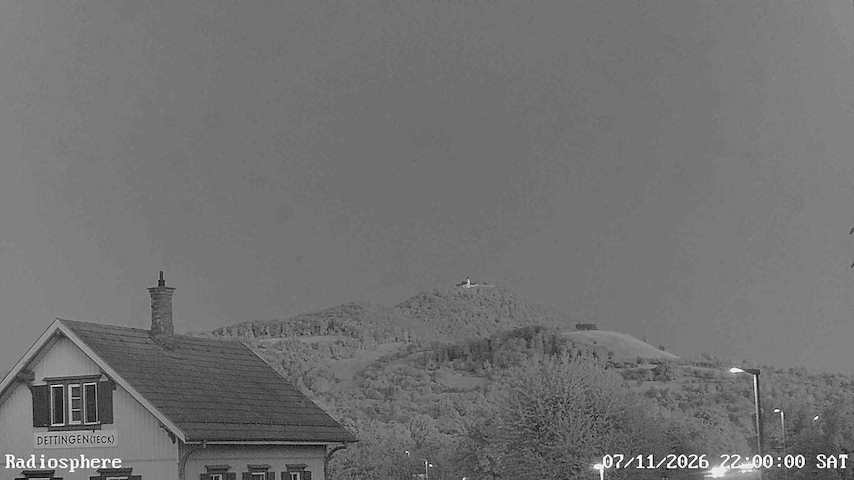 Live camera feed from RADiOSPHERE-BURG TECK in Burg Teck in Owen