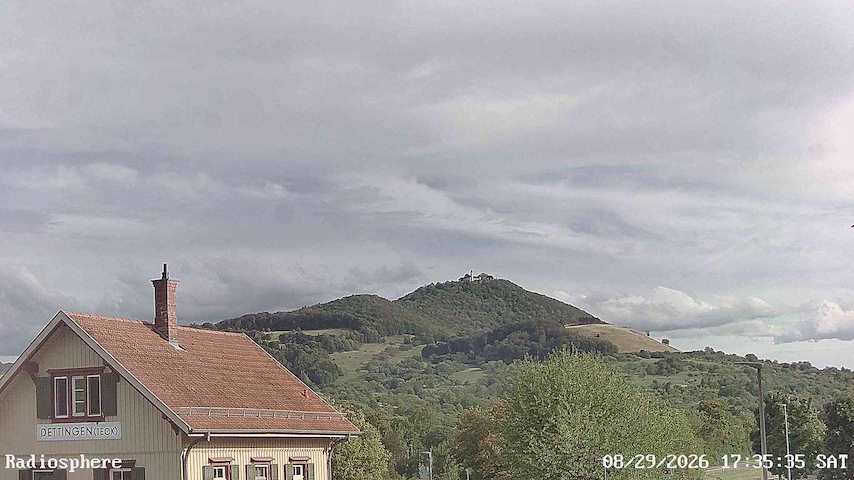 Live camera feed from RADiOSPHERE-BURG TECK in Burg Teck in Owen