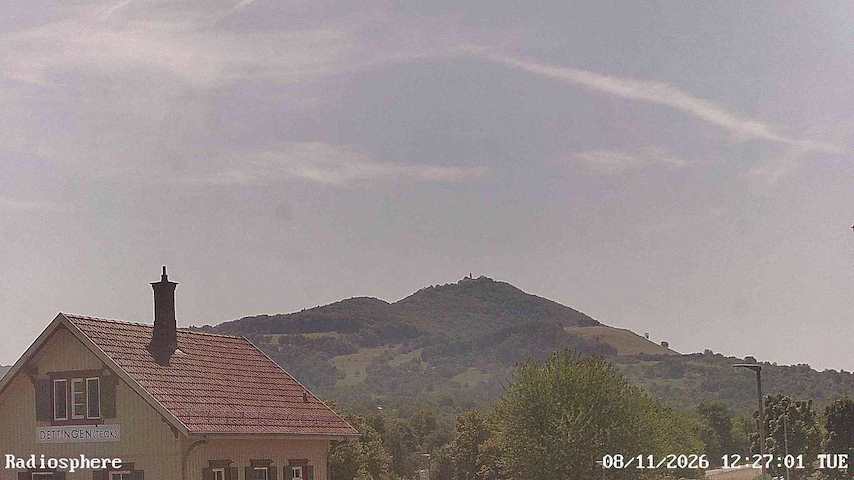 Live camera feed from RADiOSPHERE-BURG TECK in Burg Teck in Owen