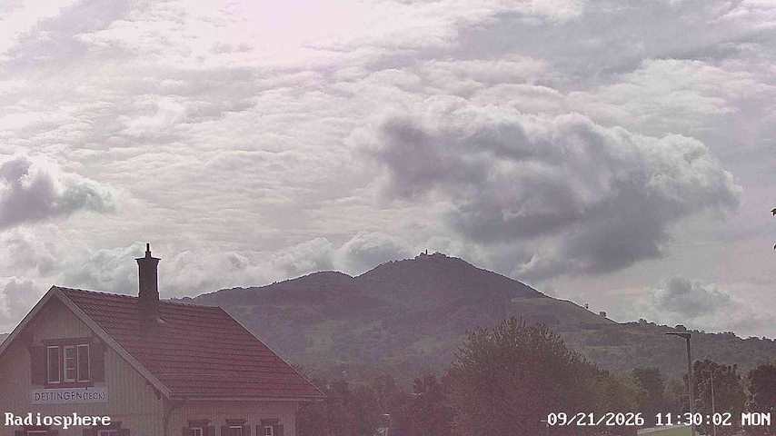 Live camera feed from RADiOSPHERE-BURG TECK in Burg Teck in Owen