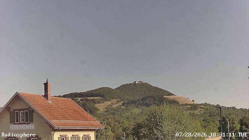 Live camera feed from RADiOSPHERE-BURG TECK in Burg Teck in Owen