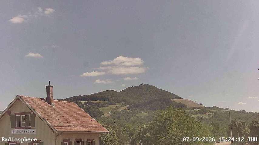 Live camera feed from RADiOSPHERE-BURG TECK in Burg Teck in Owen