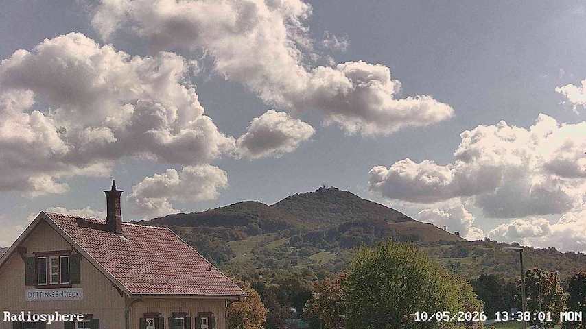 Live camera feed from RADiOSPHERE-BURG TECK in Burg Teck in Owen