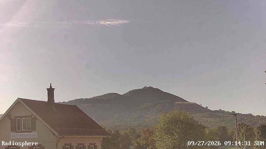 Live camera feed from RADiOSPHERE-BURG TECK in Burg Teck in Owen