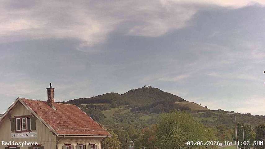 Živý kamerový kanál z RADiOSPHERE-BURG TECK v Burg Teck in Owen