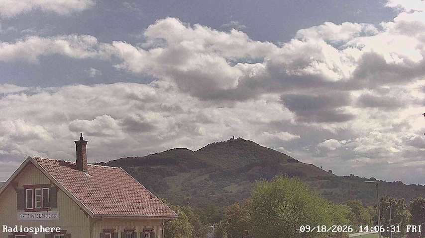 Live camera feed from RADiOSPHERE-BURG TECK in Burg Teck in Owen