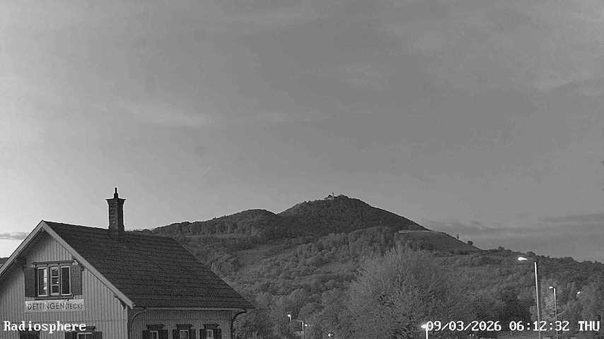 Live camera feed from RADiOSPHERE-BURG TECK in Burg Teck in Owen