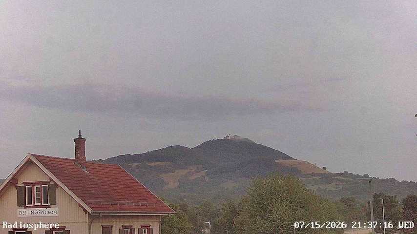 Canale telecamera in diretta da RADiOSPHERE-BURG TECK a Burg Teck in Owen