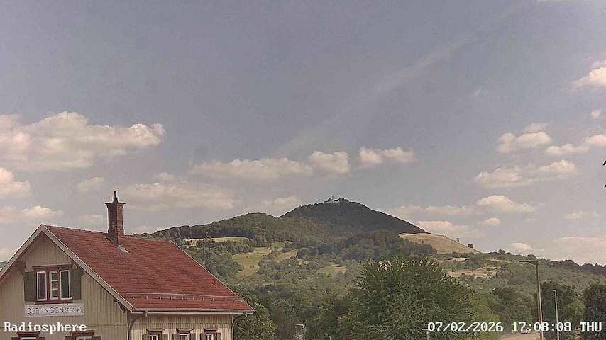 Live camera feed from RADiOSPHERE-BURG TECK in Burg Teck in Owen