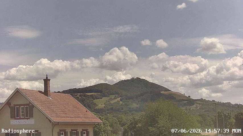 Live camera feed from RADiOSPHERE-BURG TECK in Burg Teck in Owen