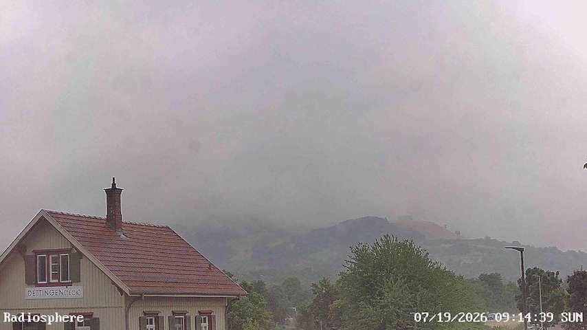 Live camera feed from RADiOSPHERE-BURG TECK in Burg Teck in Owen