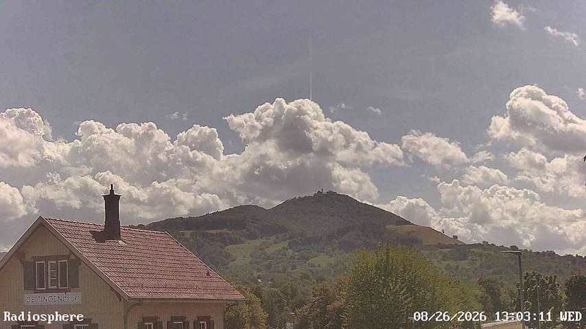 Live camera feed from RADiOSPHERE-BURG TECK in Burg Teck in Owen