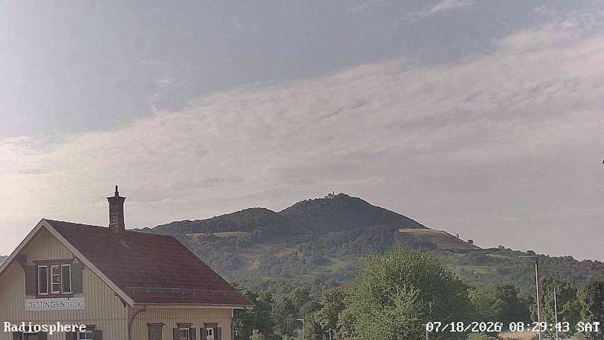 Live camera feed from RADiOSPHERE-BURG TECK in Burg Teck in Owen