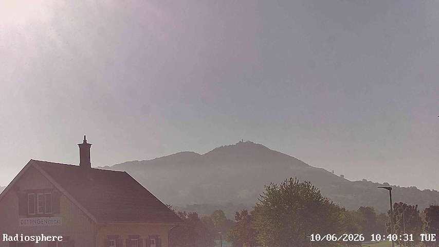 Live camera feed from RADiOSPHERE-BURG TECK in Burg Teck in Owen