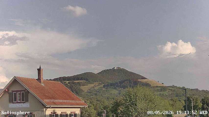 Live camera feed from RADiOSPHERE-BURG TECK in Burg Teck in Owen
