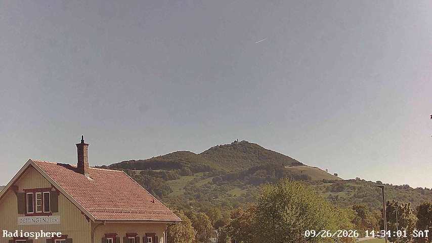 Live camera feed from RADiOSPHERE-BURG TECK in Burg Teck in Owen