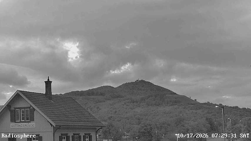 Live camera feed from RADiOSPHERE-BURG TECK in Burg Teck in Owen