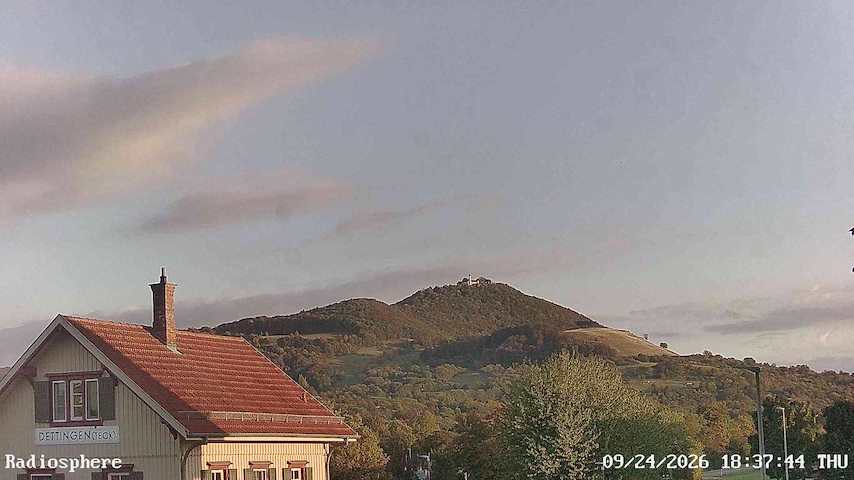 Live camera feed from RADiOSPHERE-BURG TECK in Burg Teck in Owen