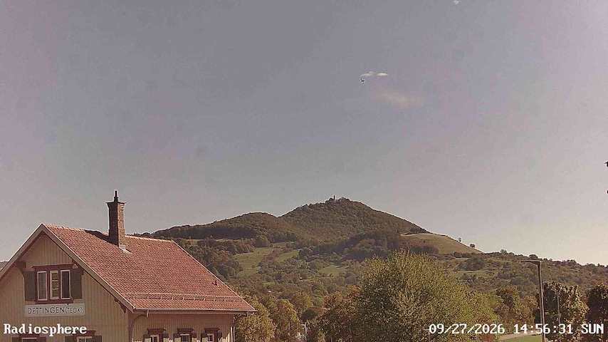 Live camera feed from RADiOSPHERE-BURG TECK in Burg Teck in Owen
