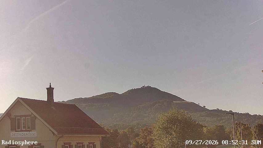 Live camera feed from RADiOSPHERE-BURG TECK in Burg Teck in Owen