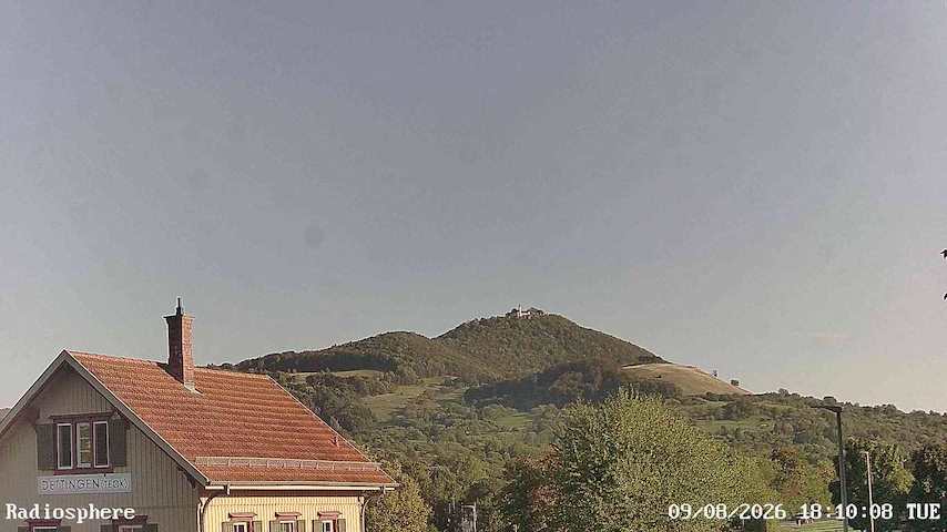 Live camera feed from RADiOSPHERE-BURG TECK in Burg Teck in Owen
