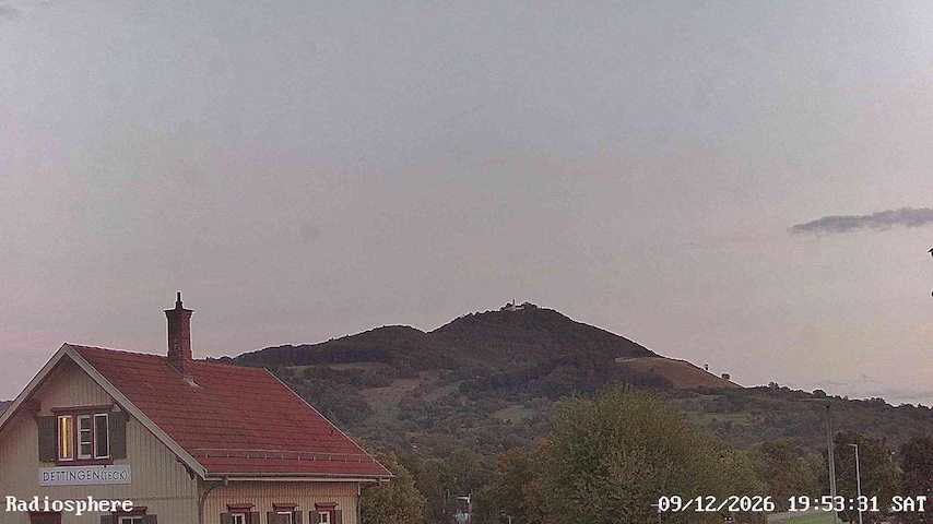 Live camera feed from RADiOSPHERE-BURG TECK in Burg Teck in Owen
