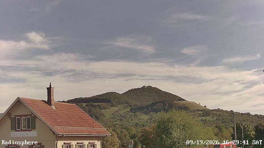Live camera feed from RADiOSPHERE-BURG TECK in Burg Teck in Owen