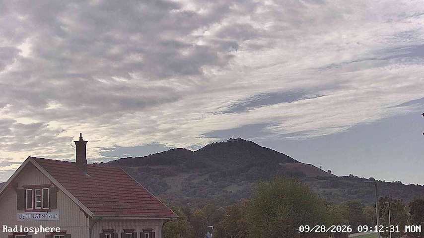 Live camera feed from RADiOSPHERE-BURG TECK in Burg Teck in Owen