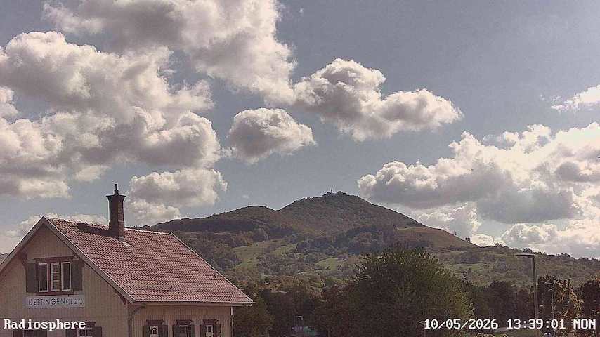 Live camera feed from RADiOSPHERE-BURG TECK in Burg Teck in Owen