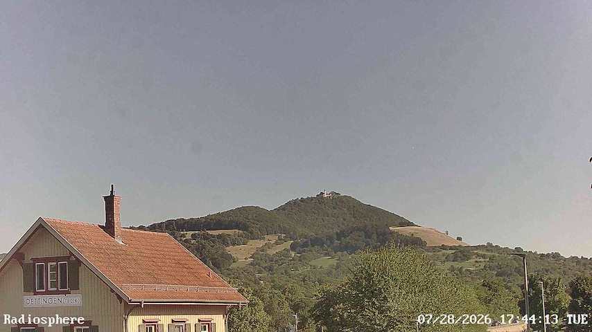 Live camera feed from RADiOSPHERE-BURG TECK in Burg Teck in Owen