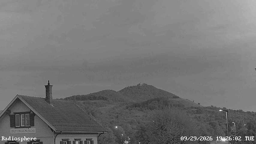 Live camera feed from RADiOSPHERE-BURG TECK in Burg Teck in Owen