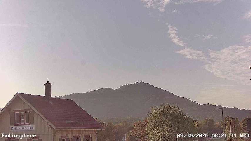 Live camera feed from RADiOSPHERE-BURG TECK in Burg Teck in Owen